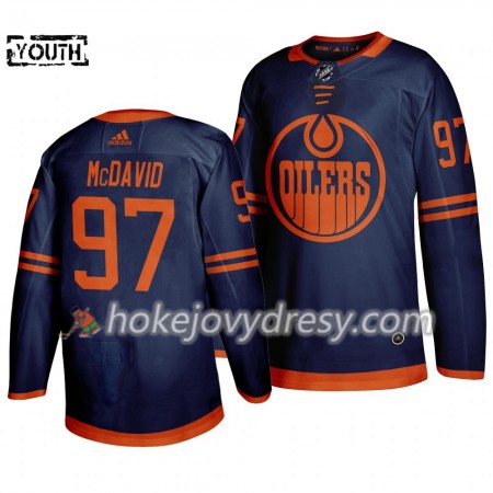Dětské Hokejový Dres Edmonton Oilers Connor McDavid 97 Adidas 2019-2020 Modrý Authentic